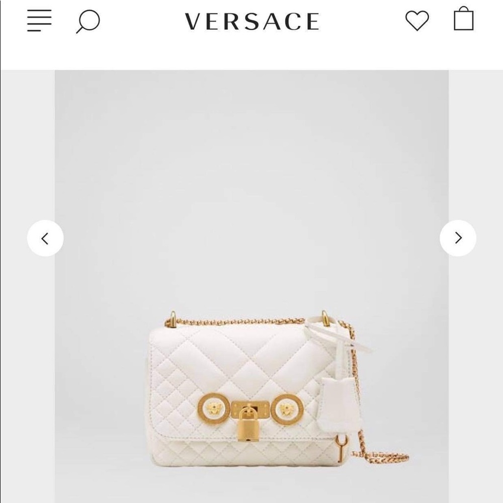 AUTHENTIC Versace Quilted Icon shoulder bag